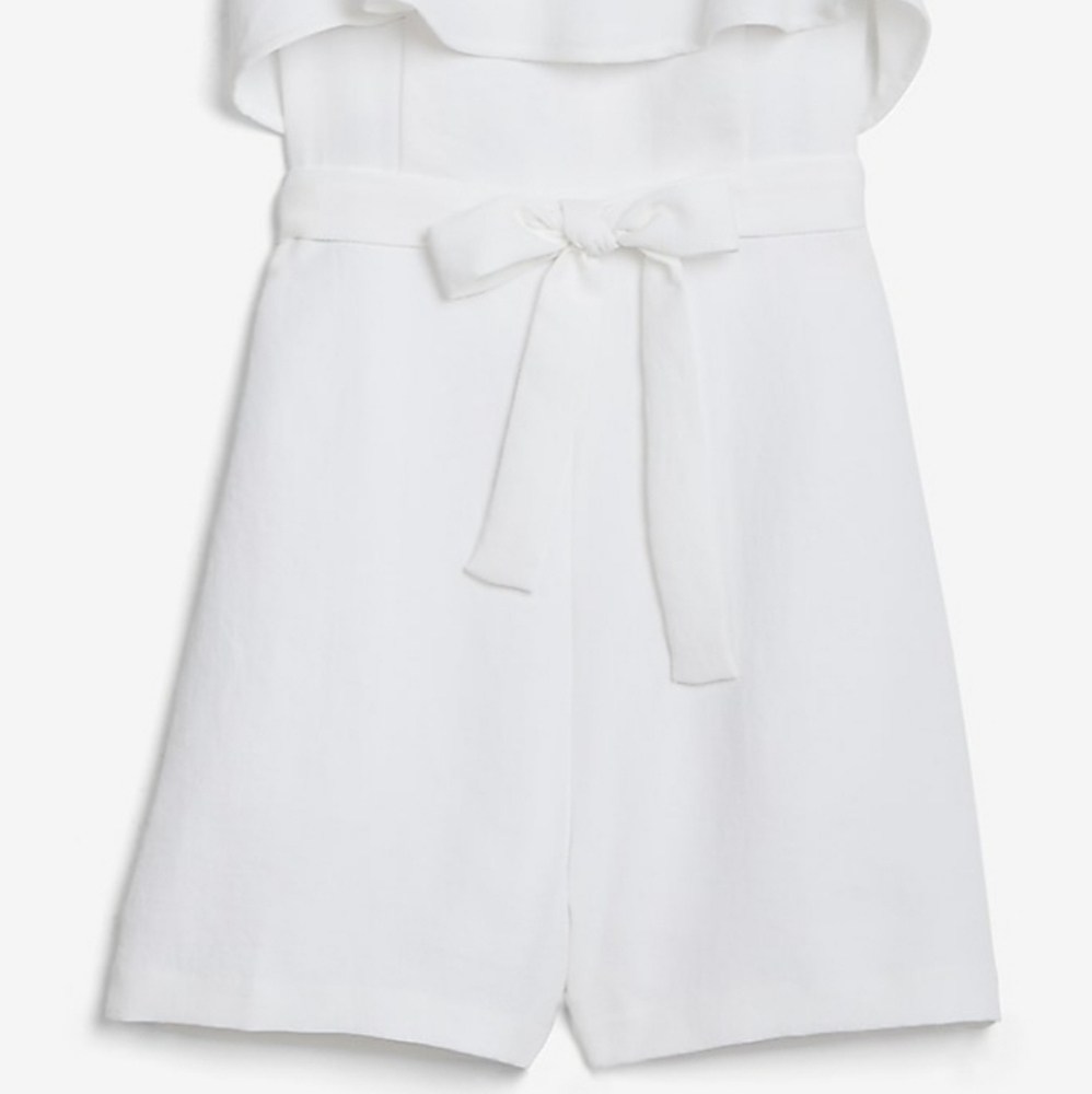 Express Ruffle Cami Romper - Picture 5 of 12